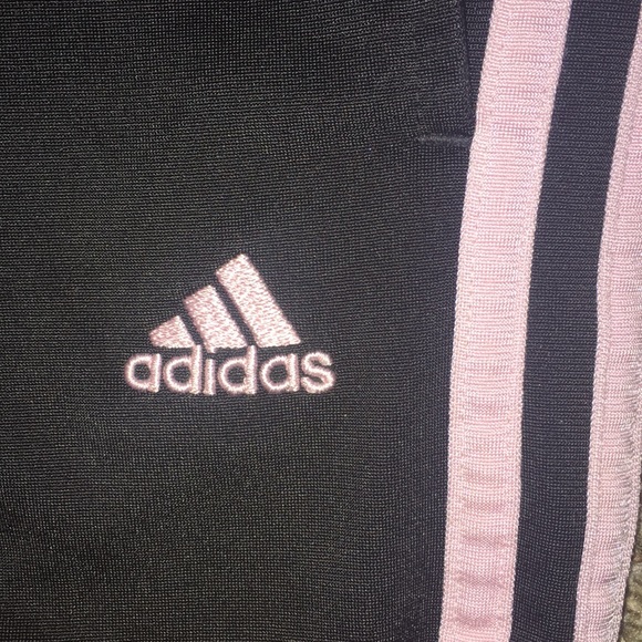 💖•PINK BLACK ADIDAS JOGGERS•💖 - Picture 3 of 6
